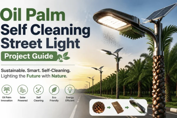 Oil Palm Self Cleaning Street Light Project