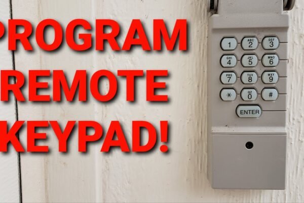 How to Program Garage Door Opener Keypad