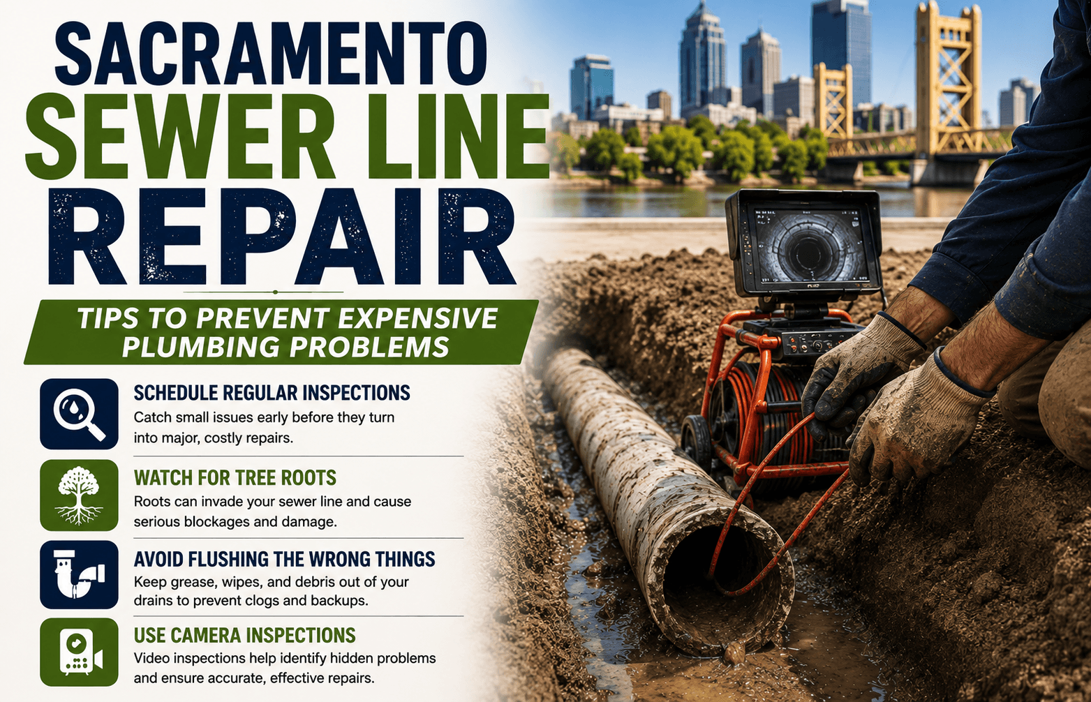 sacramento sewer line repair