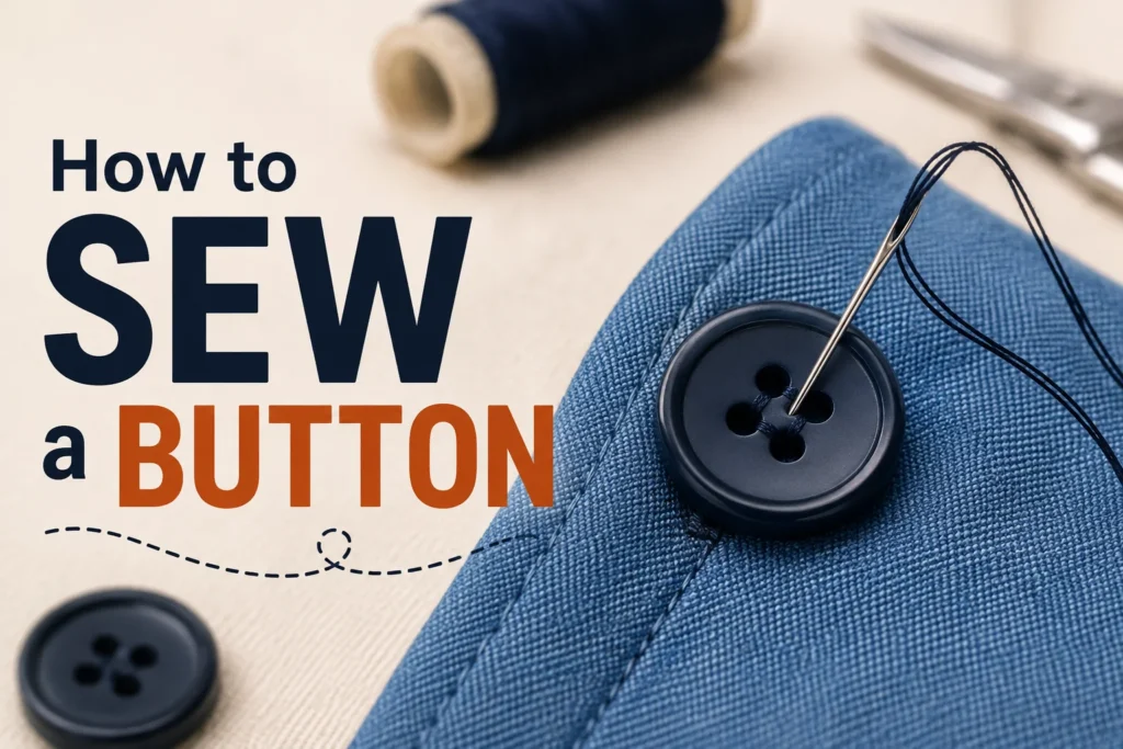 How to Sew a Button