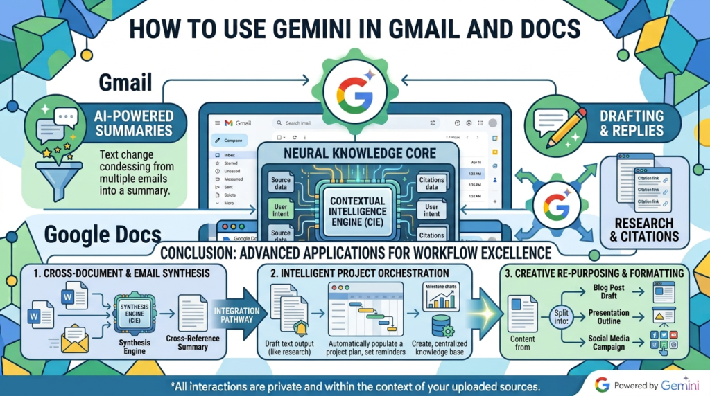 how to use gemini in gmail and docs 