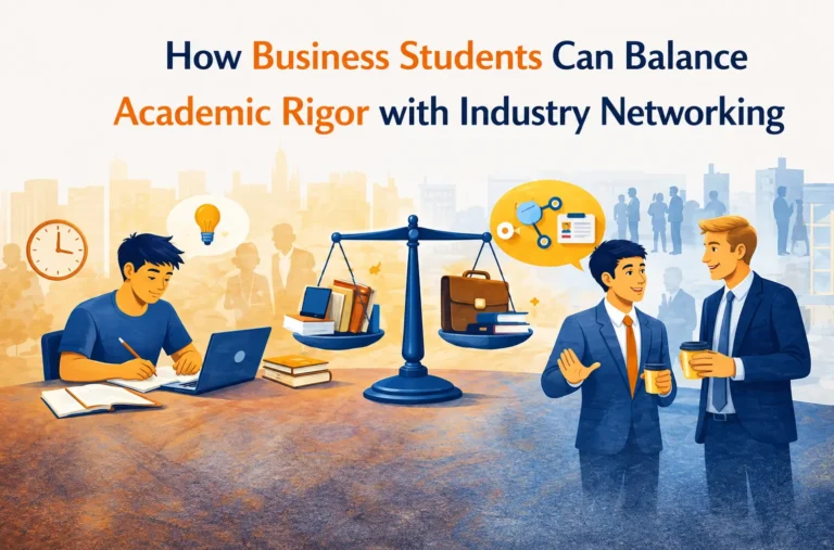 How Business Students Balance Academic Work and Industry Networking