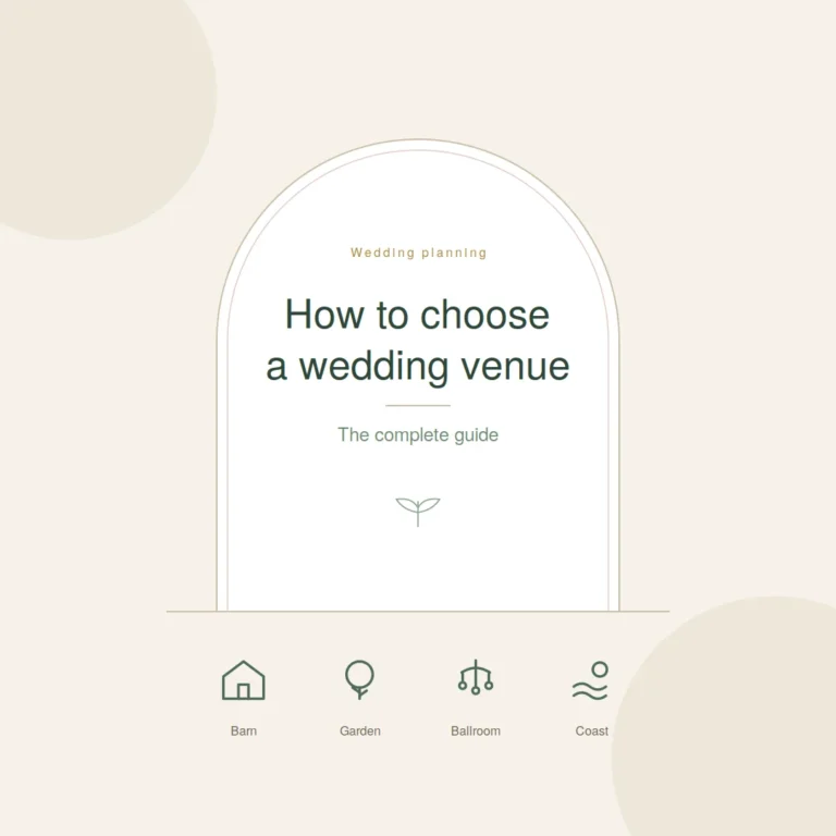 How to Choose a Wedding Venue